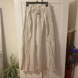 Ralph Lauren Striped Wide Leg Flowy Pants
